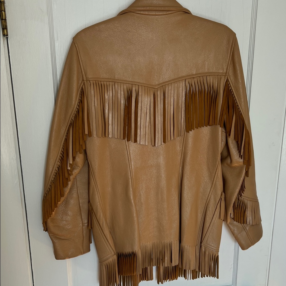 Fringe Leather Jacket - image 4